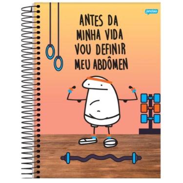 Imagem de Caderno Universitário 80 Folhas Flork Capa 3 - Jandaia