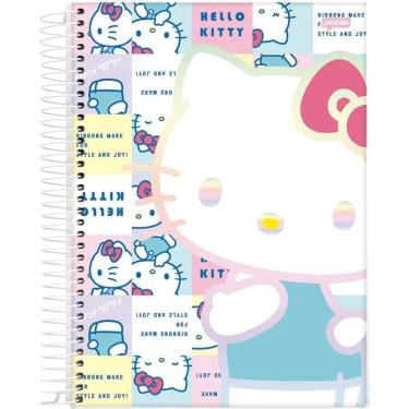 Imagem de Caderno Univ. 160 fls 10 Mat. Hello Kitty Capa 2 - Jandaia