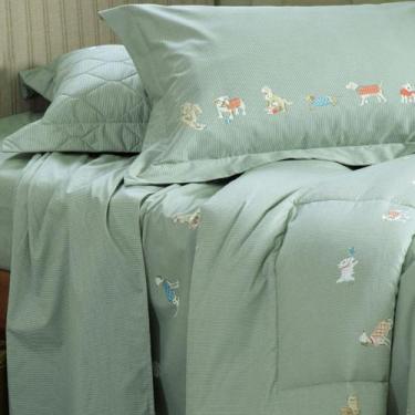 Imagem de Jogo Cama Casal 200 Fios Kacyumara 04 Peças Vida Bela Toby