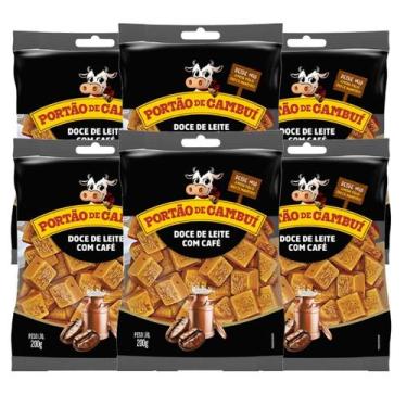 Imagem de Kit C/6 Doce De Leite Com Café Deitado Portão Do Cambuí 200G