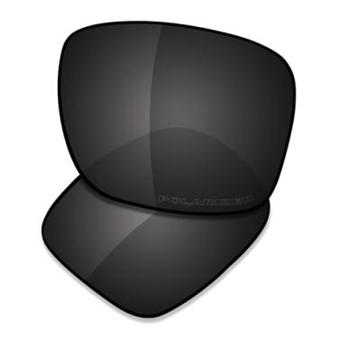 Imagem de SAUCER Lentes de reposição premium compatíveis com óculos de sol inteligentes Ray-Ban Meta Wayfarer RW4006 50 mm de alta defesa - preto carbono polarizado