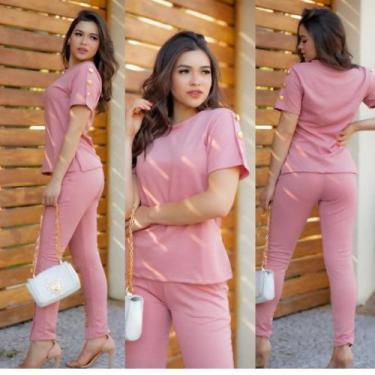 Imagem de Conjunto Com Blusa - Nanda Fashion Boutique, Rose, U