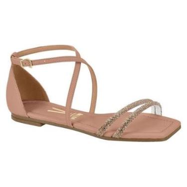 Imagem de Sandália Vizzano Rasteira 2 tiras Cristal-Feminino
