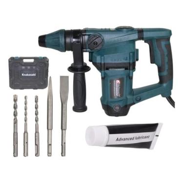 Imagem de Martelete Rotativo Rompedor 1600w 9acessorios Profissional - Nakasaki