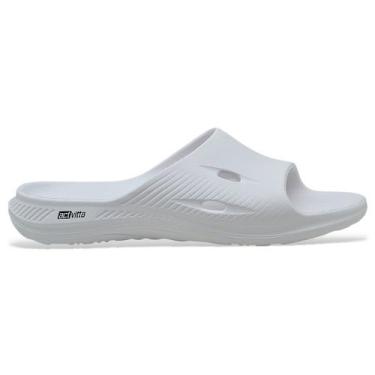 Imagem de Chinelo Actvitta Masculino Casual Conforto Slide EVA Macio, Branco, 41
