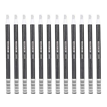 Imagem de Borracha embrulhada em papel Destaque Soft Cabo Design Material de arte para esboço sem nitidez Borracha de 12 unidades para estudantes de arte Professores Amantes de pintura