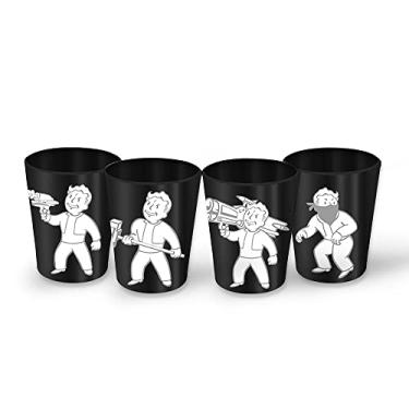 Imagem de JUST FUNKY Conjunto de 4 copos de shot Fallout, 59 g