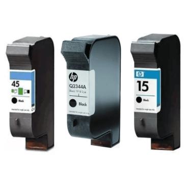 Imagem de Cartucho De Tinta Hp 45 51645al C6615dl Q2344a Preto | Deskjet 6122 720c 930c 932c 950c | Original 42ml