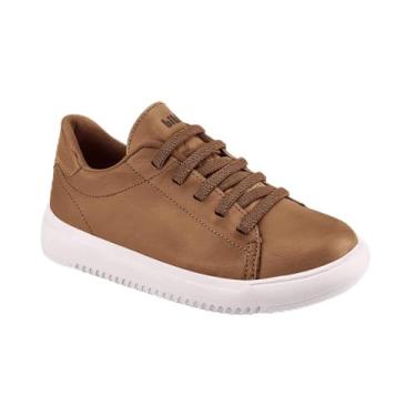 Imagem de Sapatênis Infantil Bibi New Way Marrom de Couro (Marrom, BR, Criança de 9 a 12 anos, Numérico, M, 37)