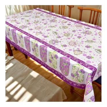 Imagem de Toalha de Mesa Retangular 6 Lugares Oxford – Toalha para Mesa de Jantar Fácil de Limpar Ideal para Cozinha Restaurante e Buffet (Modelo - 30)