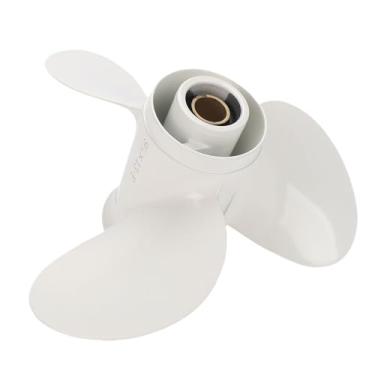 Imagem de Luocute Hélice Externa, 9 7 8x13 F 3 Lâminas de Substituição Em Liga de Alumínio para 20 25 30, Hélices de Motor de Barco Com Revestimento de Pintura para Motor Externo