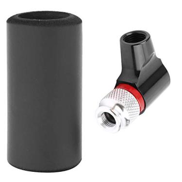 Imagem de KIMISS Apto para Bicicleta Pneu Portátil Manual Mini Bomba Inflator de Co2 Com Manga-design Compacto de Liga de Alumínio para Válvulas Presta e (Preto)