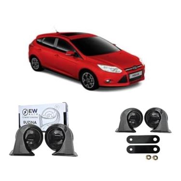 Imagem de BUZINA AUTOMOTIVA CARACOL (PAR GRAVE/AGUDO PARA FOCUS 2005 > 2019 - TIGER AUTO