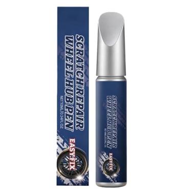 Imagem de Tinta Para Jantes - De Reparação De Riscos De Precisão 10ml - Removedor De Riscos De Jantes | Para Manutenção De Danos Menores Em Veículos Em Casa e Garagem E Danos De