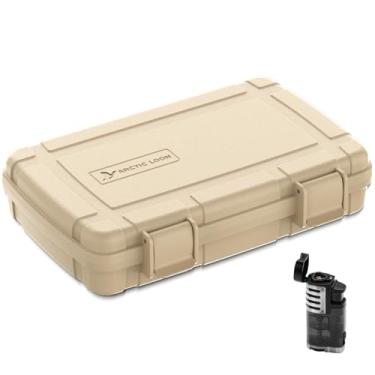 Imagem de Arctic Loon Umidor de charuto de viagem, kit (barro, núcleo-5)