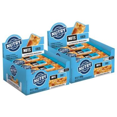 Imagem de 2x Barra de Nuts Nutry Coco 12 Unidades 25g, Coco