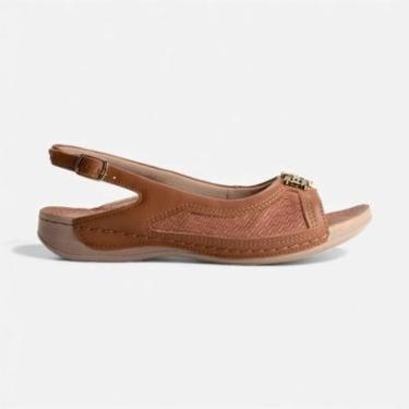 Imagem de Sandália Campesí Slingback Caramelo-Feminino