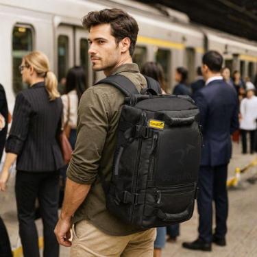 Imagem de Mochila Mala Espaçosa Dia a Dia Viagens Trabalho - Total Company, Lona