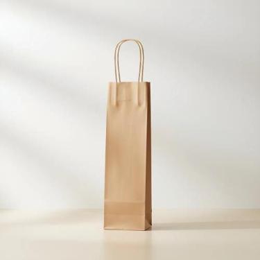 Imagem de Sacola Papel Kraft Garrafa ( 12x07x34 50cunid ) - Congratulations Stor