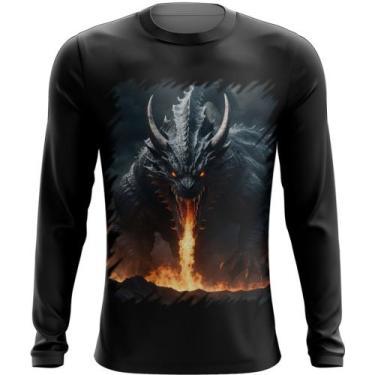 Imagem de Camiseta Manga Longa Leviathan Infernal Fogo 3, INF 06