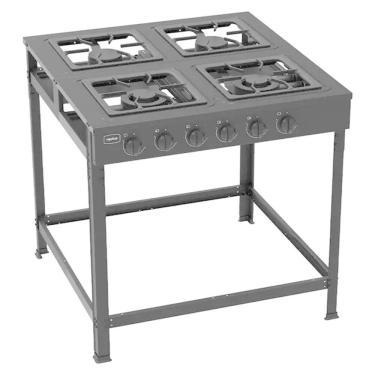 Imagem de Fogao Industrial 4 Bocas Atena Manual Realce