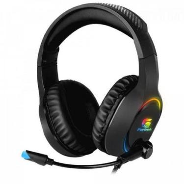 Imagem de Headset Gamer RGB Holt Preto FORTREK P2 + Adapt P3, Preto