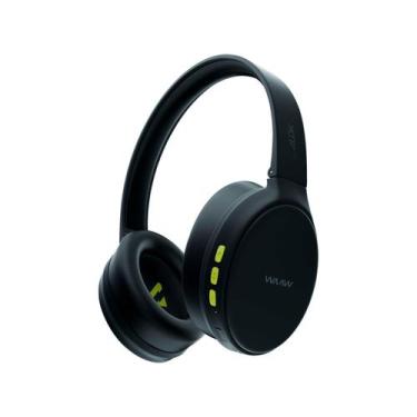 Imagem de Headphone bluetooth c/ microfone waaw by alok sense 200hb preto, Preto