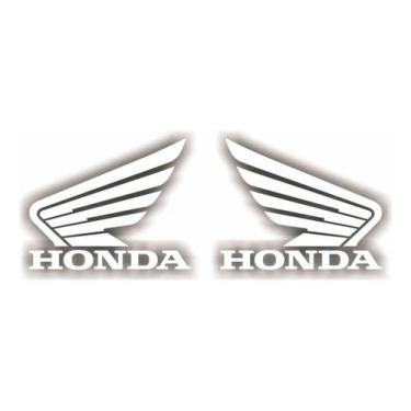 Imagem de Kit Adesivo Asas Honda Compatível 27x10cm 2un - SPTS