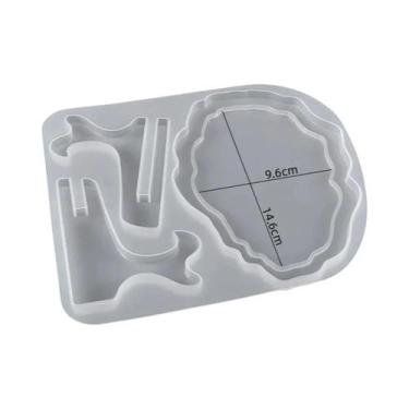 Imagem de Conjunto De Moldes De Silicone Para Porta-Retratos Quadrados E Redondo