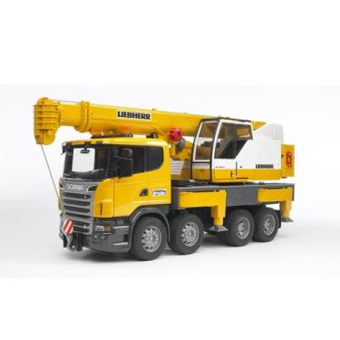 Imagem de Bruder 03570 - Caminhão Scania R Series com Guindaste Liebherr