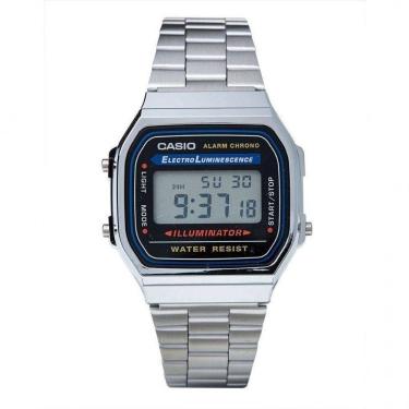 Imagem de Relógio Casio Unissex A168wa-1wdf Prata