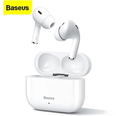 Imagem de Fone De Ouvido Baseus W3 Sem Fio Wireless Bluetooth 5.0 bt Branco