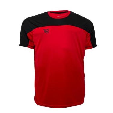 Imagem de Camiseta Super Bolla Soccer 2021 Masculino - Vermelho E Preto