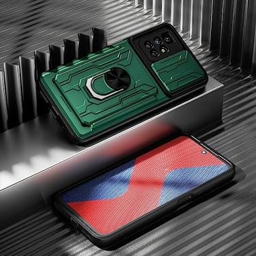 Imagem de Estojo à prova de choque para Redmi 10 Prime 9C 9A Slot de cartão Anel Suporte para câmera Capa de telefone para Redmi Note 10 8 Pro 10T, K3, para Redmi Note 10 Pro 5G