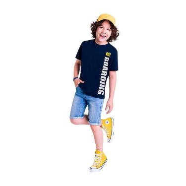 Imagem de Camiseta Infantil Masculina Manga Curta Estampado Kyly Ref:112185 10/18