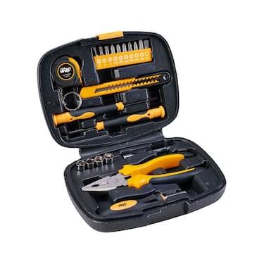 Imagem de Kit de Ferramentas Manuais WAP MKF21 com Trena, Chaves, Estilete, Alicate, Maleta – 21 Peças