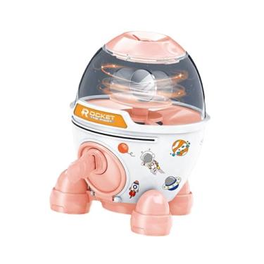 Imagem de predolo Cofrinho de, prático, desenvolvimento inicial com máquina de poupança atm chave para crianças meninos meninas crianças, ROSA