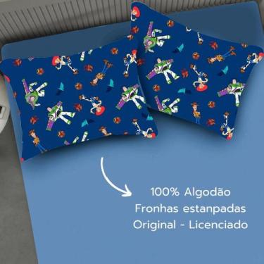 Imagem de Jogo De Cama Infantil Casal Toy Story Original Licenciado - Portallar