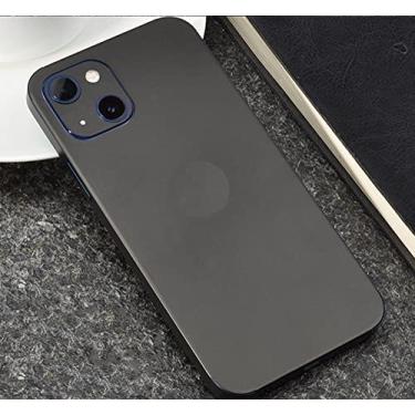 Imagem de 2 adesivos de película para iPhone 14, Jonebar ultrafina precisão de ponta a ponta traseira e laterais protetor de decalque de vinil para iPhone 14