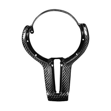 Imagem de FINMOKAL Acabamento de substituição de volante fibra de carbono real novo ajuste para BMW F80 F82 M3 M4