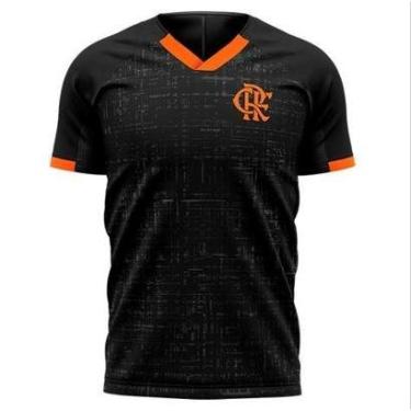 Imagem de Camiseta Braziline Flamengo Wemix - Preta-Masculino