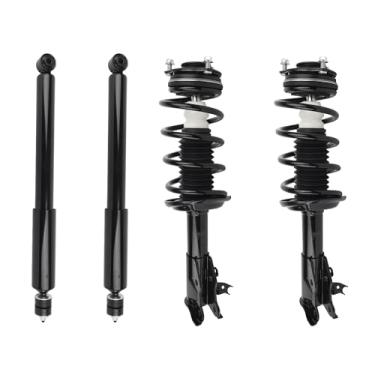 Imagem de PAROD 172287+172286+5609x2 Amortecedor adequado para Acura CSX 2006-2011, Honda Civic 2006-2011 com conjunto de mola helicoidal dianteiro e traseiro esquerdo e direito