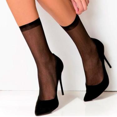 Imagem de Meia soquete fio 20 trifil 6126, Preto, UN