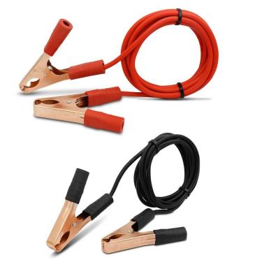 Imagem de Cabo auxiliar de partida Chupeta para bateria de carro 200Amp seguro resistente
