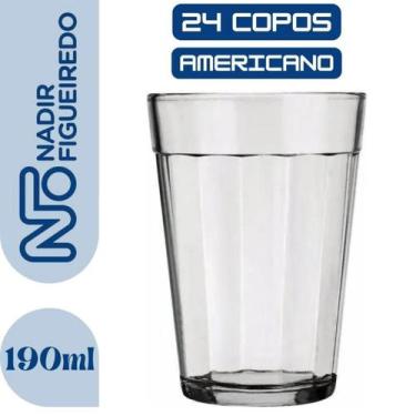 Imagem de Kit 24 Copos Americano Multiuso Nadir 190ml