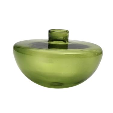 Imagem de Ｂｅｓｇａ Vaso de vidro para flores Vaso hidropônico Arranjo de flores Planta Recipiente de flores para prateleira Mantel Jardim Mesa Fazenda, Verde