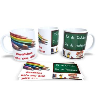 Imagem de Canecas Personalizadas dia dos Professores - Estampa Sublimada, Mod.13