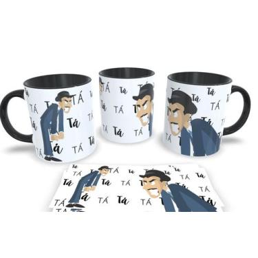 Imagem de Canecas Preta Personalizadas dia dos Professores - Estampa Sublimada, 