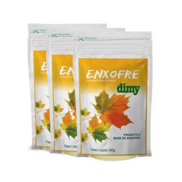 Imagem de Kit 3 Fertilizante Mineral Enxofre Dimy - 300g
