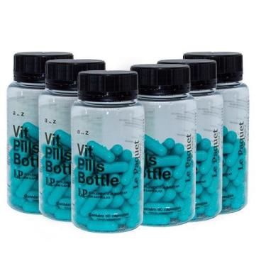 Imagem de Kit 6 Potes Suplemento Multivitamínico Vit Pills Bottle de A - Z Multi